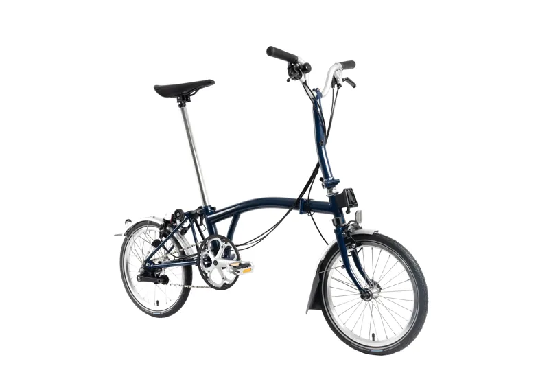 Brompton M6L C-Line Archive Edition Folding Bike - Tempest Blue-1
